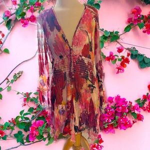 V Christina Floral Top